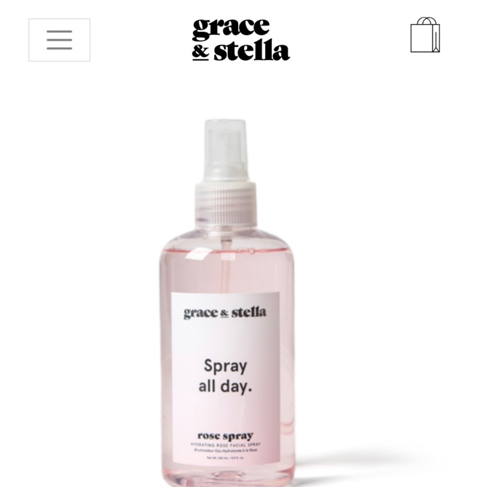 Grace&Stella Spray All Day rose facial mist